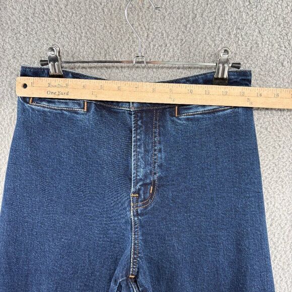 Madewell The Curvy Emmett Wide-Leg Jean in Leffers Wash: Welt Pocket Edition - Picture 4 of 16